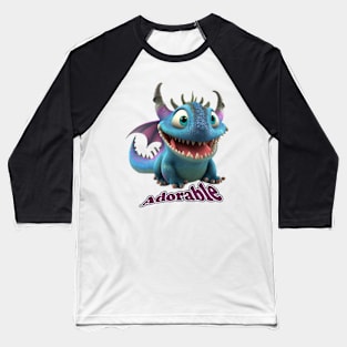 Cute Monster, "Adorable" Baseball T-Shirt